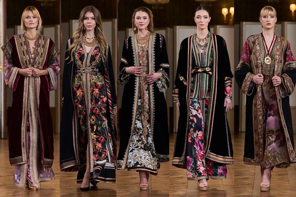 Maison Renata présentant une collection traditionnelle modernisée à l'Oriental Fashion Show 2024 au Shangri-La Palace