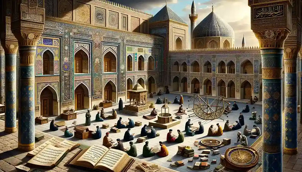 myluxurylife medersa Islamic educational institution in Baghdad in 1064 highlighting the golden age of the Abbasid Calipha LE SULTAN, ZAHRA ET LES MEDERSAS